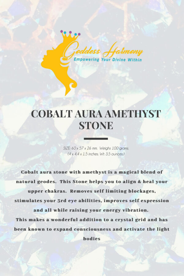 cobalt aura amethyst info sheet