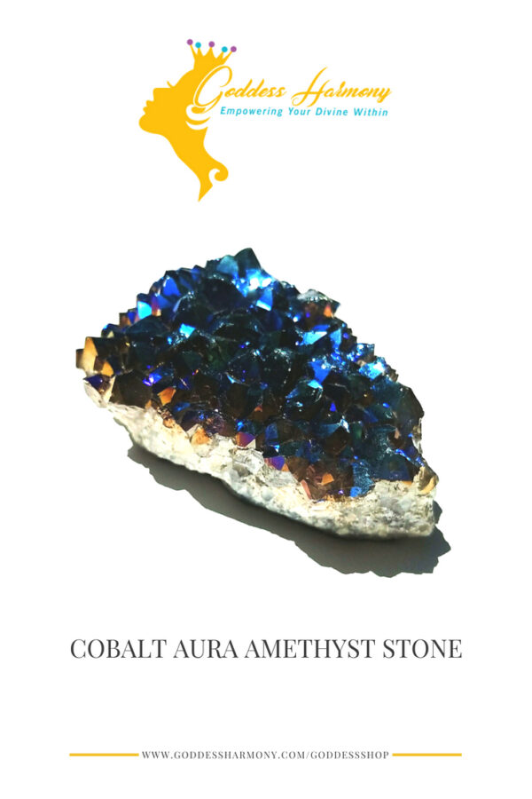 cobalt aura amethyst stone 2